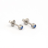 صورة Studex® Select™ Stainless Steel Crystals Bezel September Sapphire Regular: PR-R209W-STX