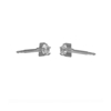 صورة Studex® Select™ Stainless Steel Cubic Zirconia Tiffany Large: PR-L100W-STX