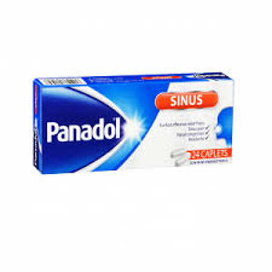 Picture of PANADOL SINUS RELIEF PE 500 MG,5 MG  /TABLETS /24'S (12'S BLISTER X 2)