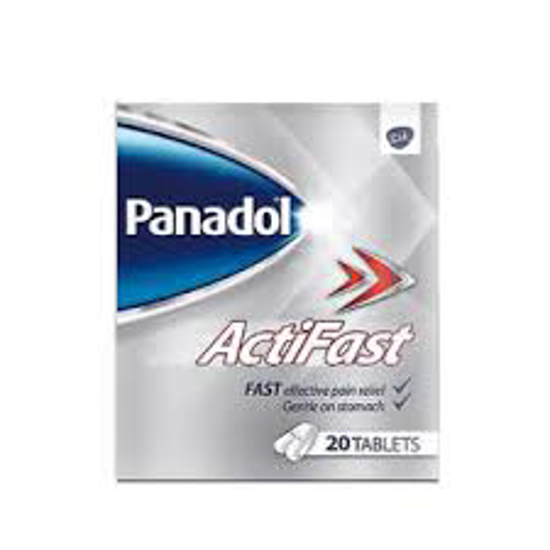 Picture of PANADOL ACTIFAST  500MG,173MG, TABLETS  20'S