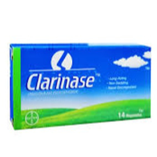Picture of CLARINASE 5 MG,120  MG / TABLETS /14'S