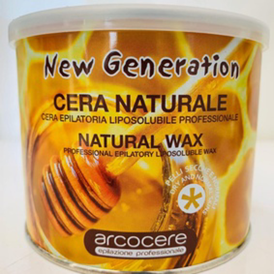 صورة شمع ازالة الشعر من ARCO COSMETICS NATURAL LIPOSOLUBLE WAX 400 ML 