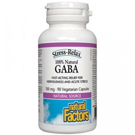 Picture of NATURAL FACTORS GABA 100 MG