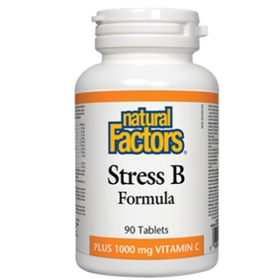 صورة NATURAL FACTORS STRESS B FORMULA PLUS 1000 MG VITAMIN C 90 TABLETS