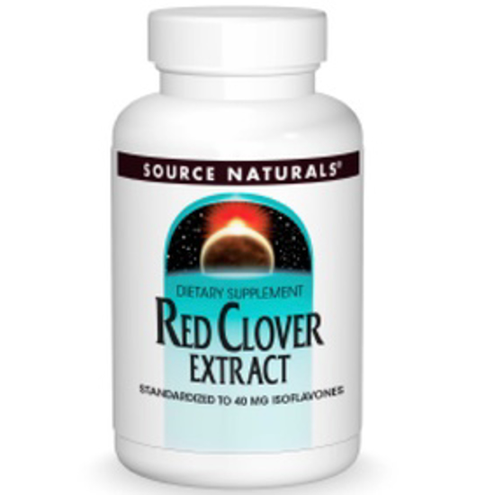 Picture of SOURCE NATURALS RED CLOVER EXTRACT 500MG 30 TABLETS