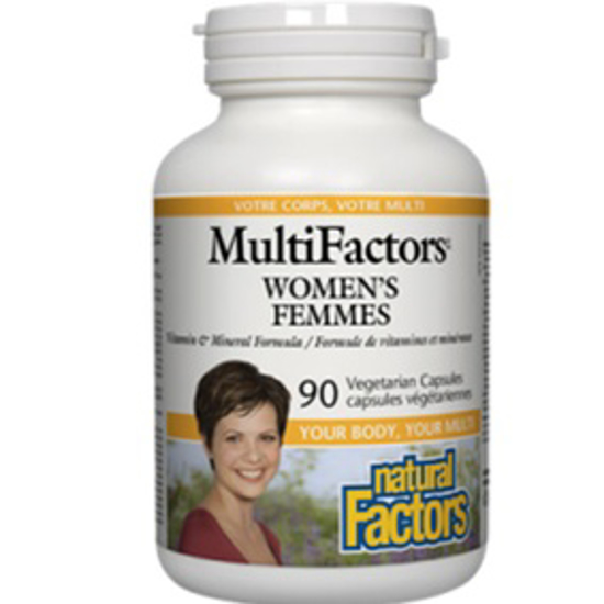 صورة NATURAL FACTORS MULTI FACTORS WOMEN 90 VEGETARIAN CAPSULES