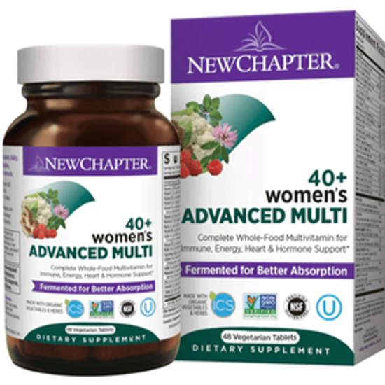Picture of NEW CHAPTER WOMENS ADVANCED 40 PLUS MULTI 48 VEGETARIAN CAPSULES