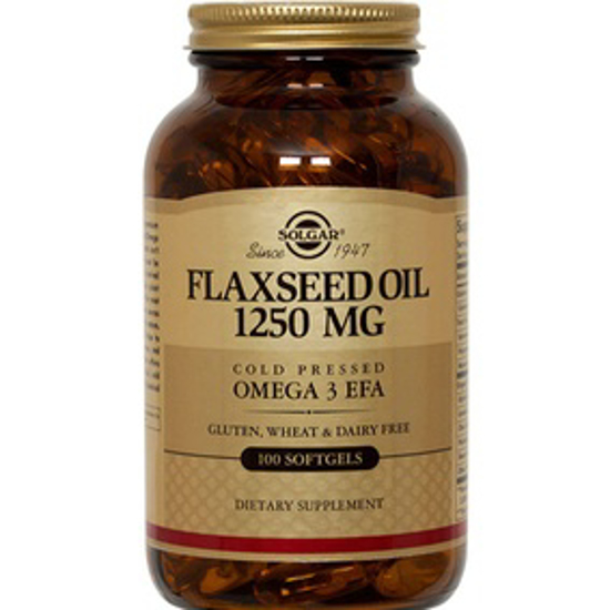 Picture of SOLGAR FLAXSEED OIL 1250 MG