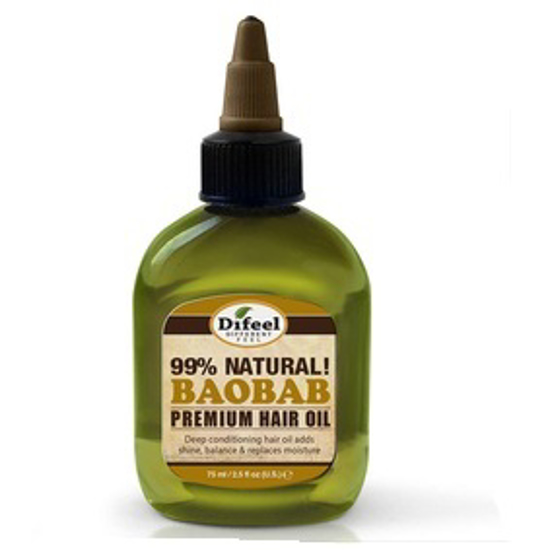صورة DIFEEL PREMIUM NATURAL HAIR CARE OIL, BAOBAB 2.5 OZ, 2.5 OUNCES