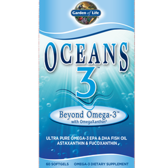 صورة OCEANS 3 BEYOND OMEGA-3 WITH OMEGAXANTHIN 60 SOFTGELS