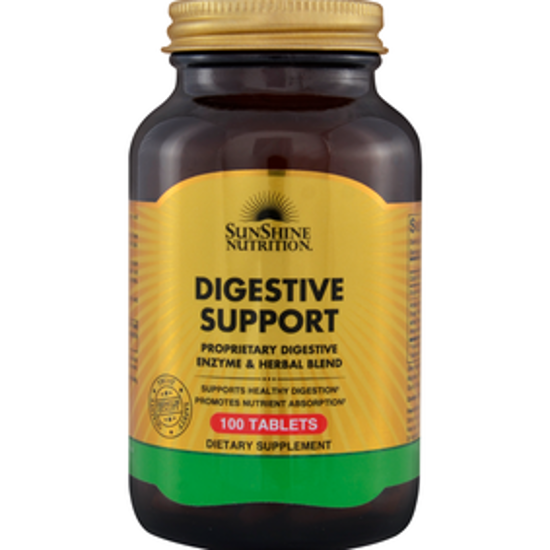 Picture of SUNSHINE NUTRITION DIGESTIVE SUPPORT 100 TABLETS