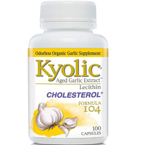 Picture of KYOLIC AGED GARLIC EXTRACT FORMULA 104 CHOLESTEROL, 100 CAPSULES