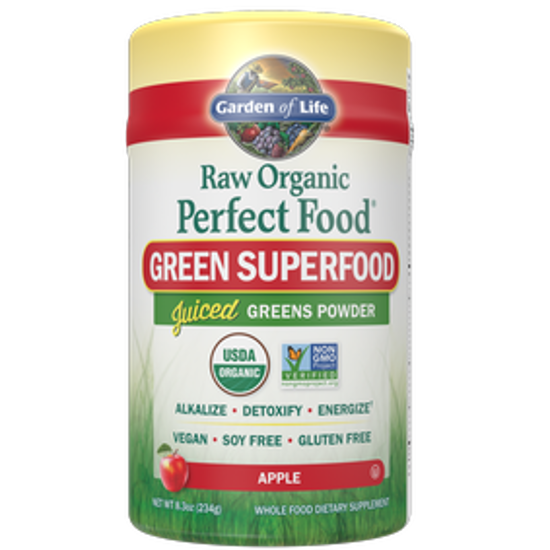 صورة RAW ORGANIC PERFECT FOOD GREEN SUPERFOOD POWDER APPLE - 8.14 OZ(231 G)