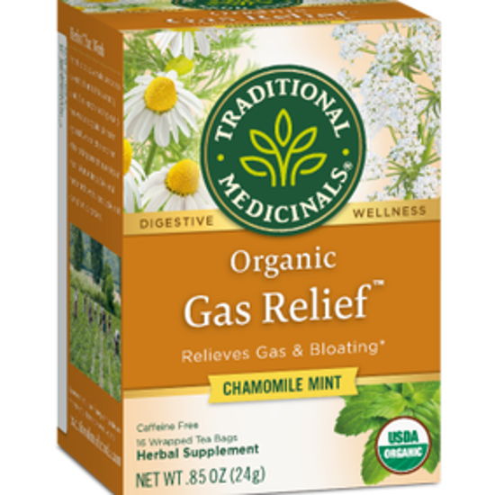 Picture of TRADITIONAL MEDICINALS GAS RELIEF 16 TEABAGS