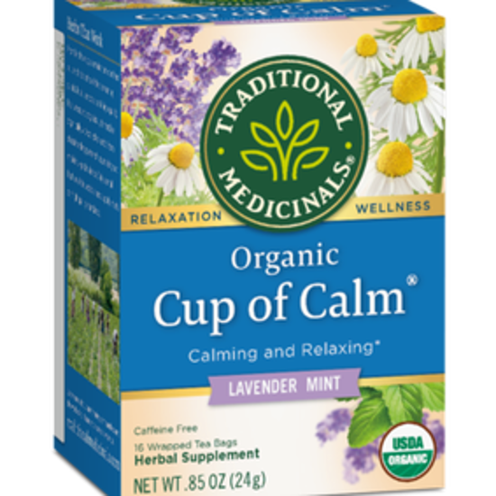 Picture of TRADITIONAL MEDICINALS CUP OF CALM 16 TEABAGS