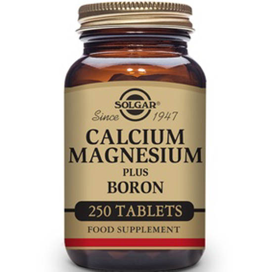 Picture of SOLGAR CALCIUM MAGNESIUM PLUS BORON TABLETS - PACK OF 250