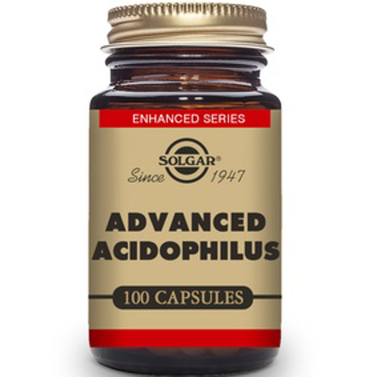 صورة SOLGAR ADVANCED ACIDOPHILUS 100 VEGETABLE CAPSULES