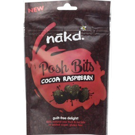 Picture of NAKD COCOA RASPBERRY POSH BITS 130 G (PACK OF 6)
