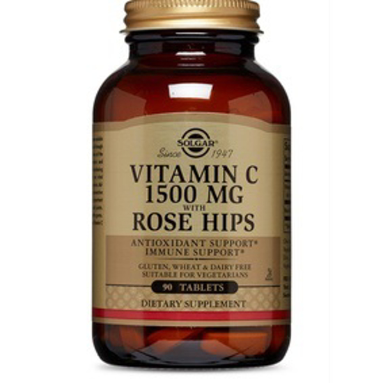 Picture of VITAMIN C 1500 MG WITH ROSE HIPS 90 TABLETS