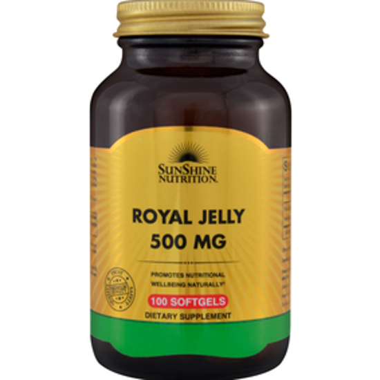 Picture of SUNSHINE NUTRITION ROYAL JELLY 500 MG 100 SOFTGELS