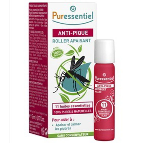 Picture of PURESSENTIEL ANTI-STING ROLLER WITH 11 ESSENTIAL OILS 5ML