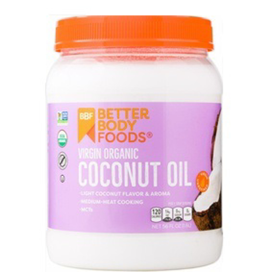 Picture of BETTER BODY FOODS ORGANIC VIRGIN COCONUT OIL 458 ML