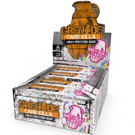 Picture of GRENDE CARBKILLA HIGH PROTIEN BAR - BIRTHDAY CAKE