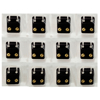 Picture of Studex® 12 Pairs (Dozen pack) 24ct Gold Plated Cubic Zirconia Tiffany Large: DZ-L100Y