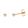 Picture of Studex® Sensitive™ 24ct Gold Plated 4mm White Pearl: S674STX