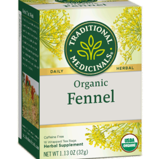 Picture of TRADITIONAL MEDICINALS FENNEL ORGANIC 16 TEABAGS