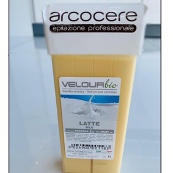 صورة شمع زيت حليب الفيلور لازالة الشعر من ARCO COSMETICS VELOUR BIO-MILK WAX /100 ML