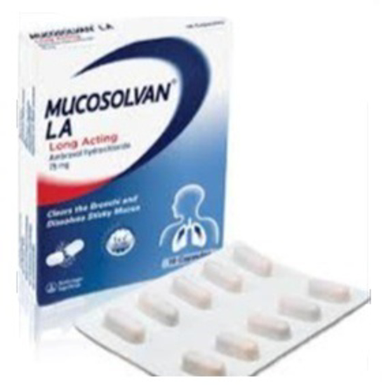 Picture of MUCOSOLVAN - 30 MG  /TABLETS  /  20'S (10'S BLISTER X 2)